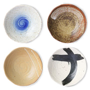 Kyoto ceramics japanese shallow bowl  Sand/White van HKliving te koop bij LEEF mode en accessoires Meppel