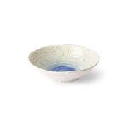 Kyoto ceramics japanese shallow bowl  White/Blue van HKliving te koop bij LEEF mode en accessoires Meppel