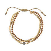 Loyal Labradorite Gold Bracelet Labradorite - LEEF mode en accessoires