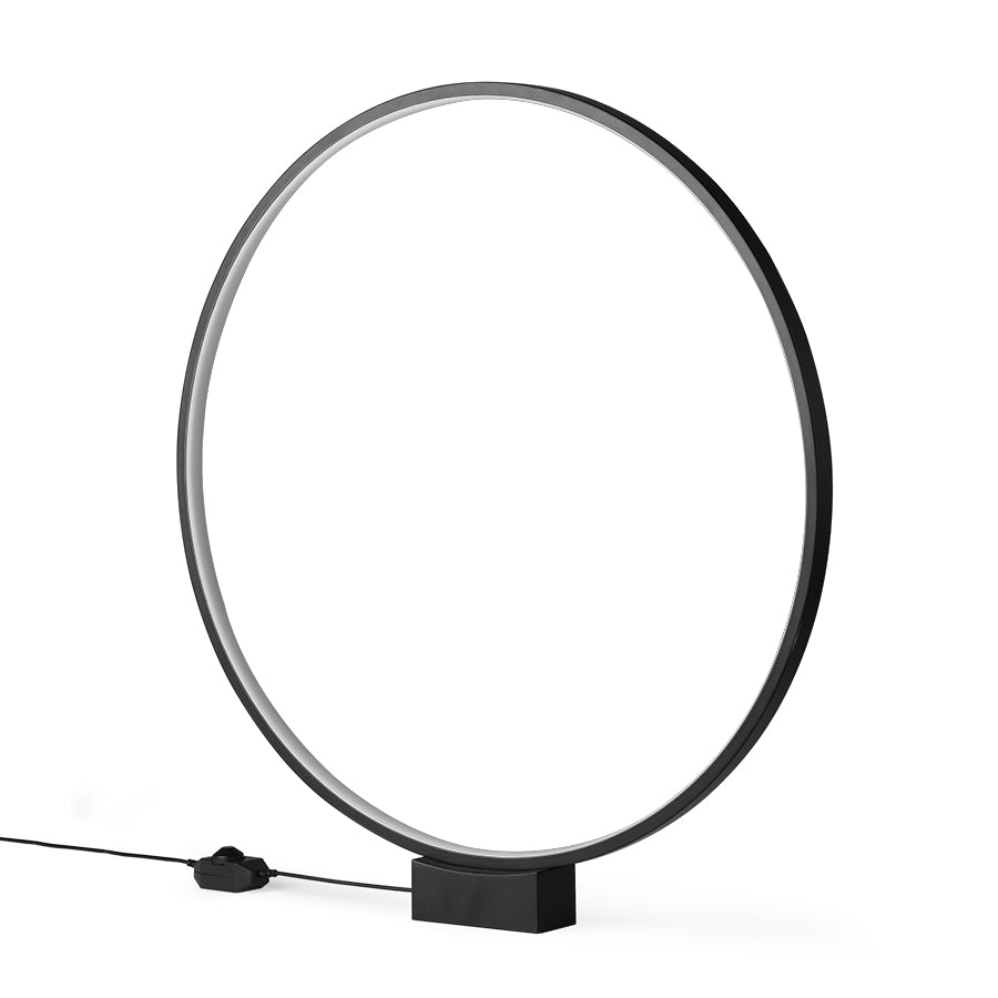 Luminous circle table lamp black Black van HKliving te koop bij LEEF mode en accessoires Meppel