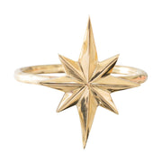 Napkin Ring Set Nothern Star Gold - LEEF mode en accessoires