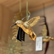 Ornament gold Hummingbird H8cm Goud van LEEF te koop bij LEEF mode en accessoires Meppel