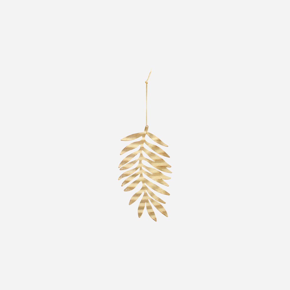 Ornament, tin plate leaf  Antique gold van House Doctor te koop bij LEEF mode en accessoires Meppel
