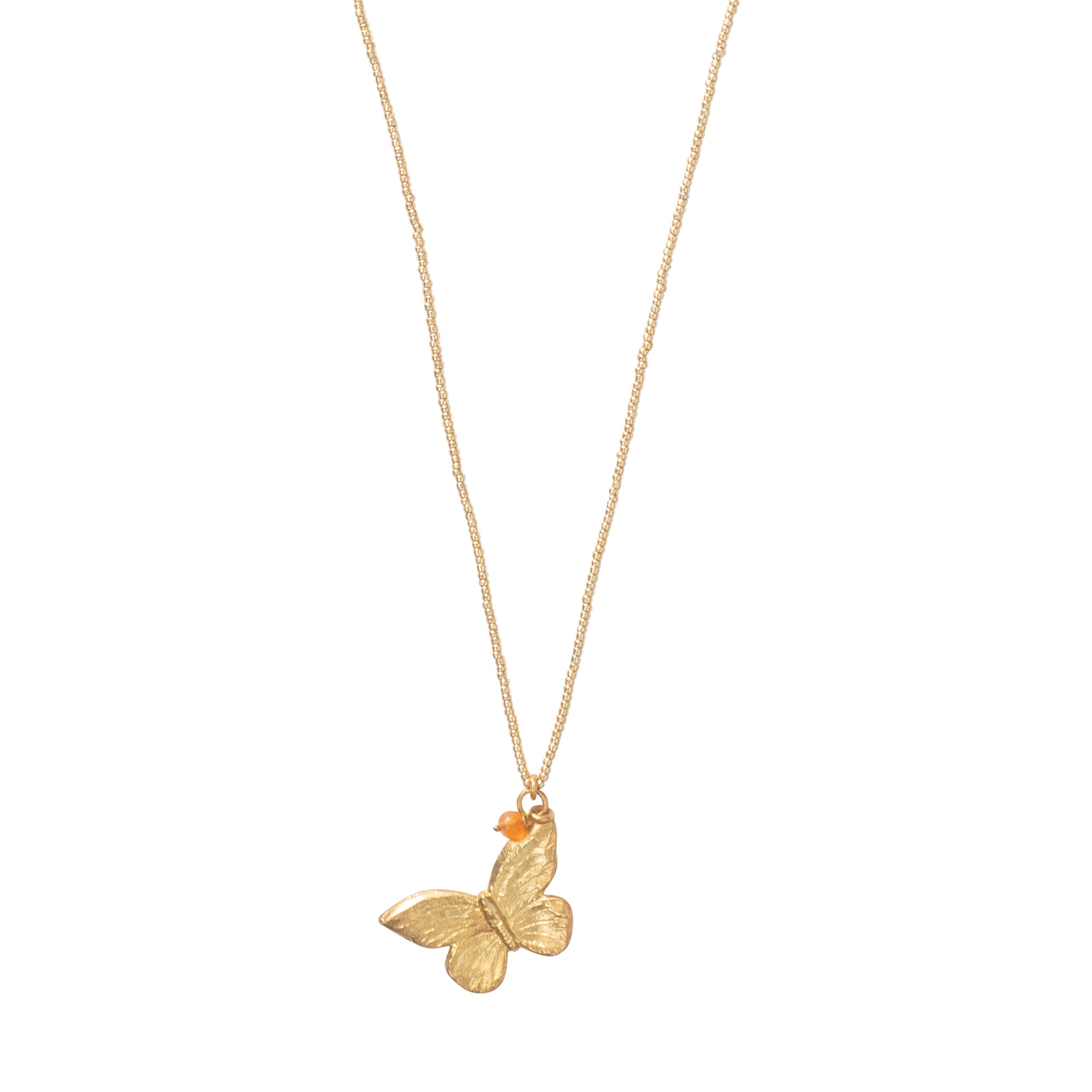 Paradise Carnelian GC Necklace Carnelian - LEEF mode en accessoires