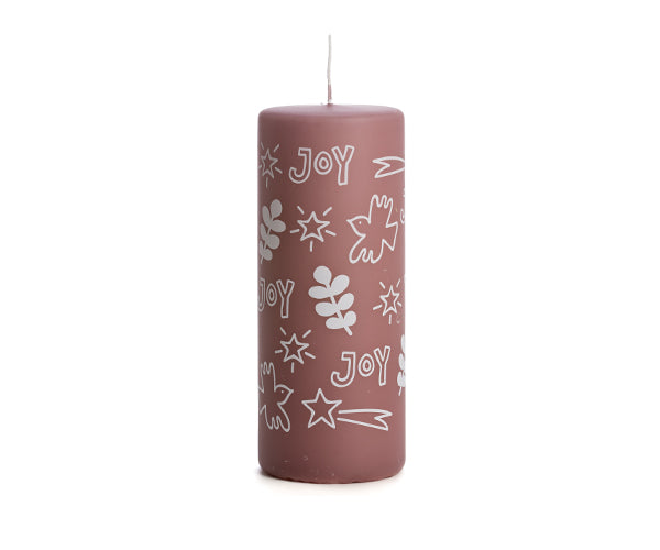 Powderpressed Cylinder Joy Plum van Rustik Lys te koop bij LEEF mode en accessoires Meppel