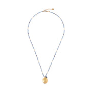 Prayer Lapis Lazuli GC Necklace Lapis Lazuli - LEEF mode en accessoires