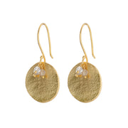 Precious Labradorite Gold Earrings Labradorite - LEEF mode en accessoires