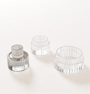 Ribbel kandelaar Glas van Ons Hus te koop bij LEEF mode en accessoires Meppel
