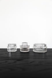 Ribbel waxinelichtje Glas van Ons Hus te koop bij LEEF mode en accessoires Meppel