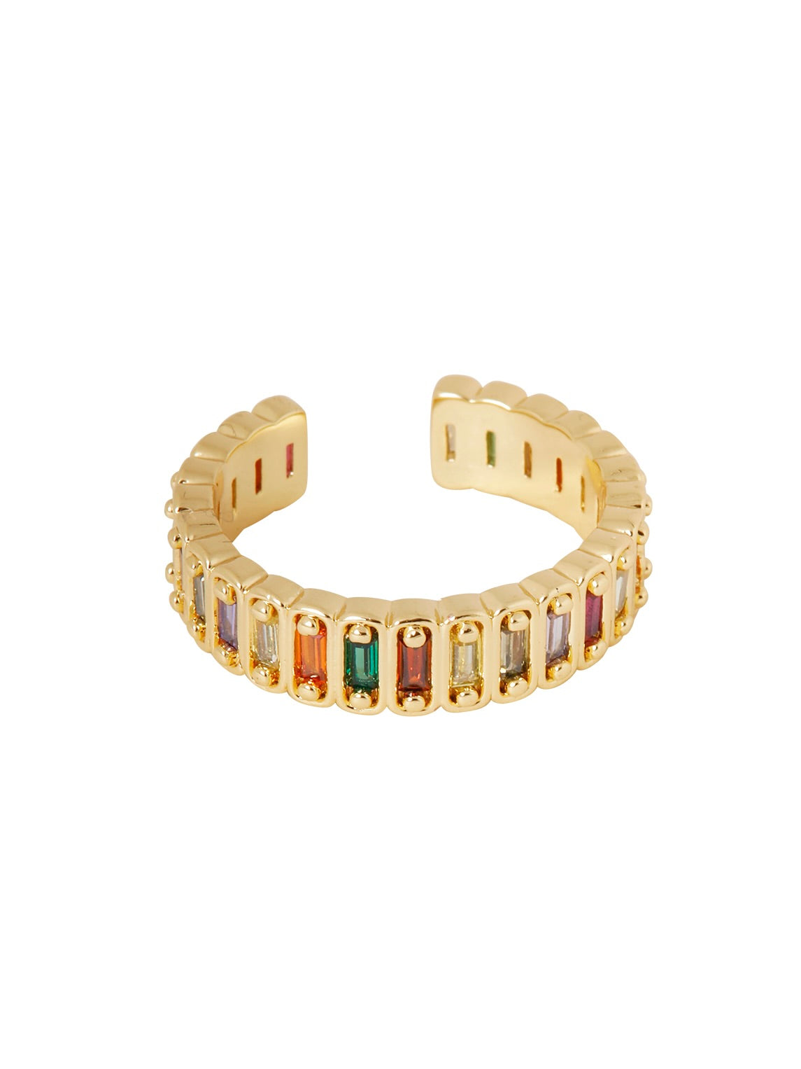 Ring strass multicolori small - LEEF mode en accessoires