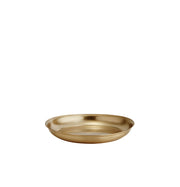 Round Brass Tray D:11.5 cm Gold van Madam Stoltz te koop bij LEEF mode en accessoires Meppel