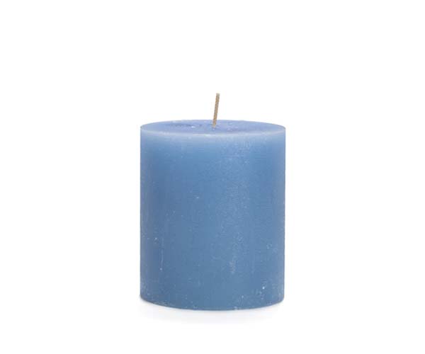 Rustieke kaarsen Nordic Blauw van Rustik Lys te koop bij LEEF mode en accessoires Meppel