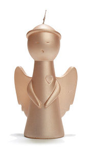 Sculpture candle Angel 3stuks Rose pearl van Rustik Lys te koop bij LEEF mode en accessoires Meppel