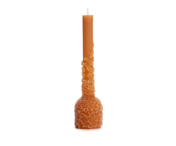 Sculpture candle Bloom Caramel van Rustik Lys te koop bij LEEF mode en accessoires Meppel