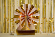 Sculpture candle kaars goud van Rustik Lys te koop bij LEEF mode en accessoires Meppel