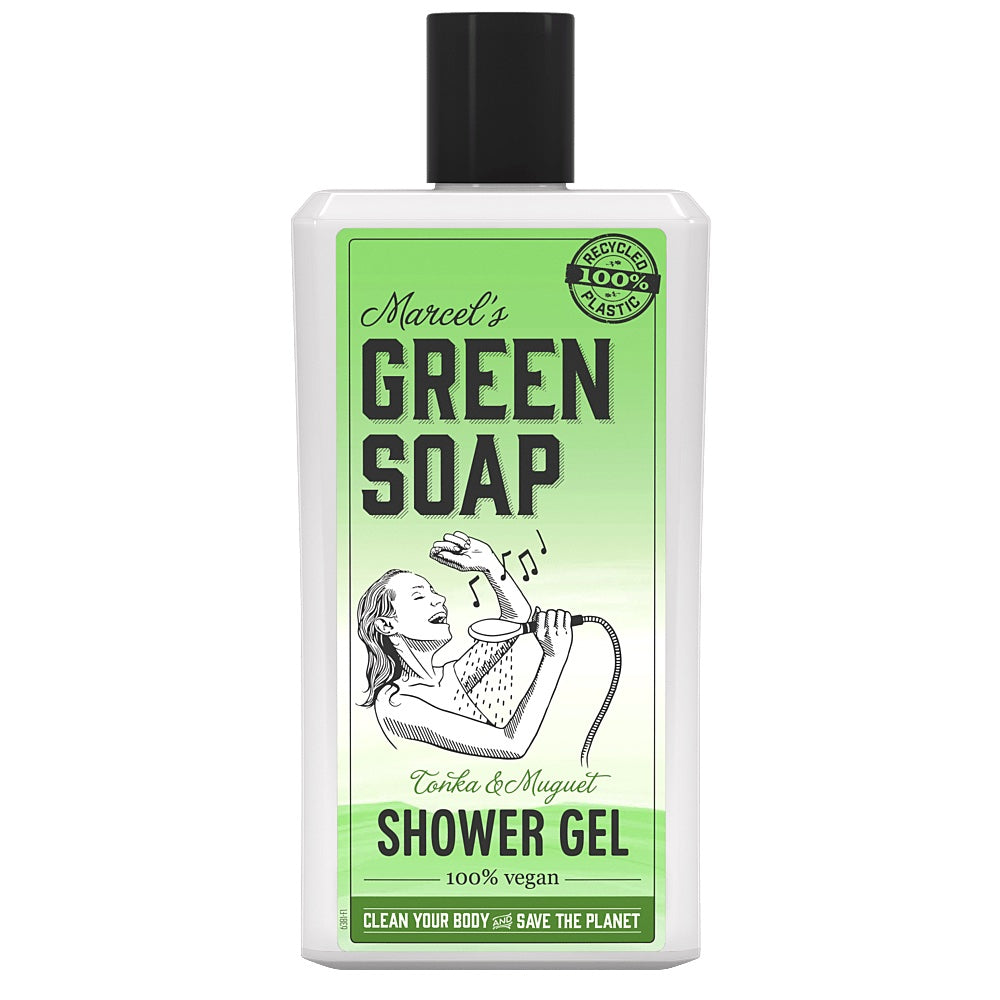 Showergel 500ml Tonka & Muguet van Marcel's Green Soap te koop bij LEEF mode en accessoires Meppel