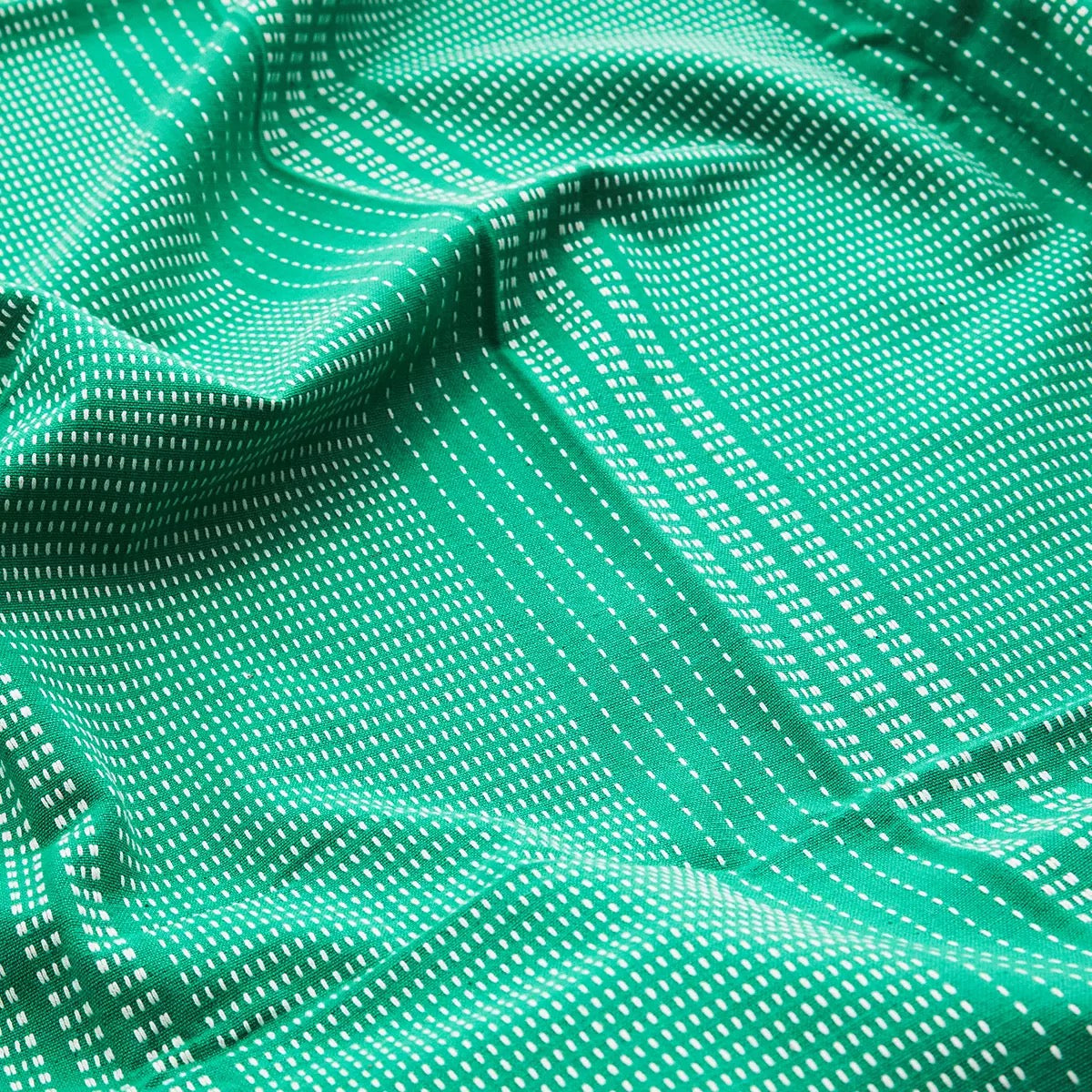 Striped Hammam Towel 100x180cm Green, White - LEEF mode en accessoires