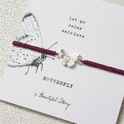 Symbol Butterfly Silver Bracelet Silver - LEEF mode en accessoires