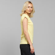 T-Shirt Visby Base Dusty yellow - LEEF mode en accessoires
