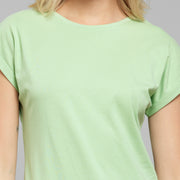 T-Shirt Visby Base Quiet Green - LEEF mode en accessoires