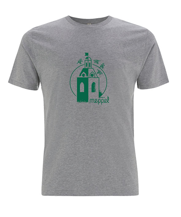 T-shirt Meppel Grijs gemeleerd van drip for drip te koop bij LEEF mode en accessoires Meppel