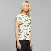 T-shirt Visby Butterfly  Navy - LEEF mode en accessoires