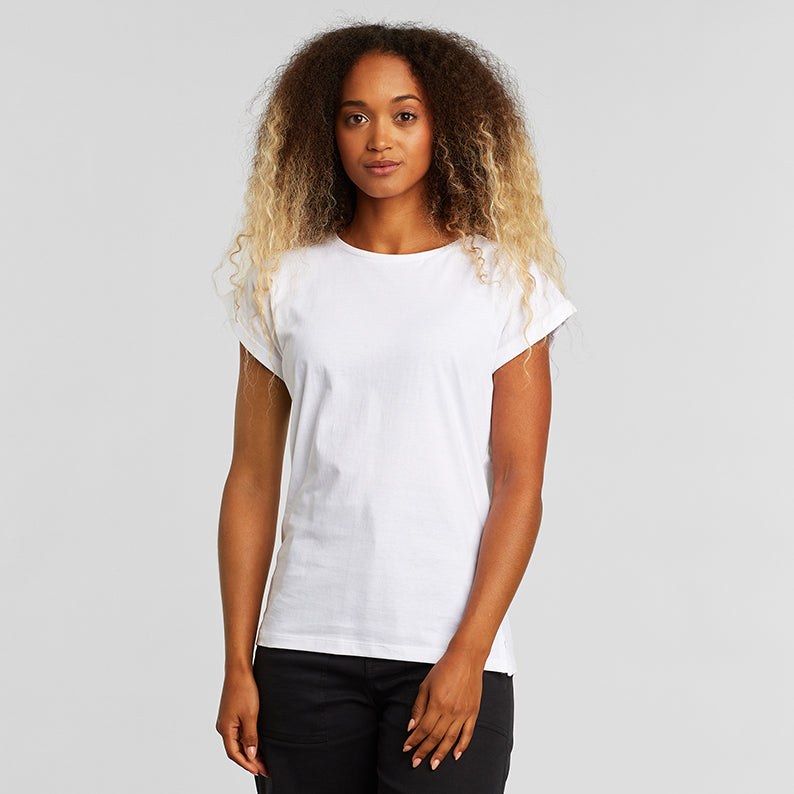 T-shirt Visby base  White - LEEF mode en accessoires