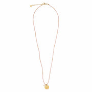 Timeles Rose Quartz GC Necklace Rose quartz - LEEF mode en accessoires