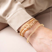Together Citrine Gold Bracelet Citrine - LEEF mode en accessoires