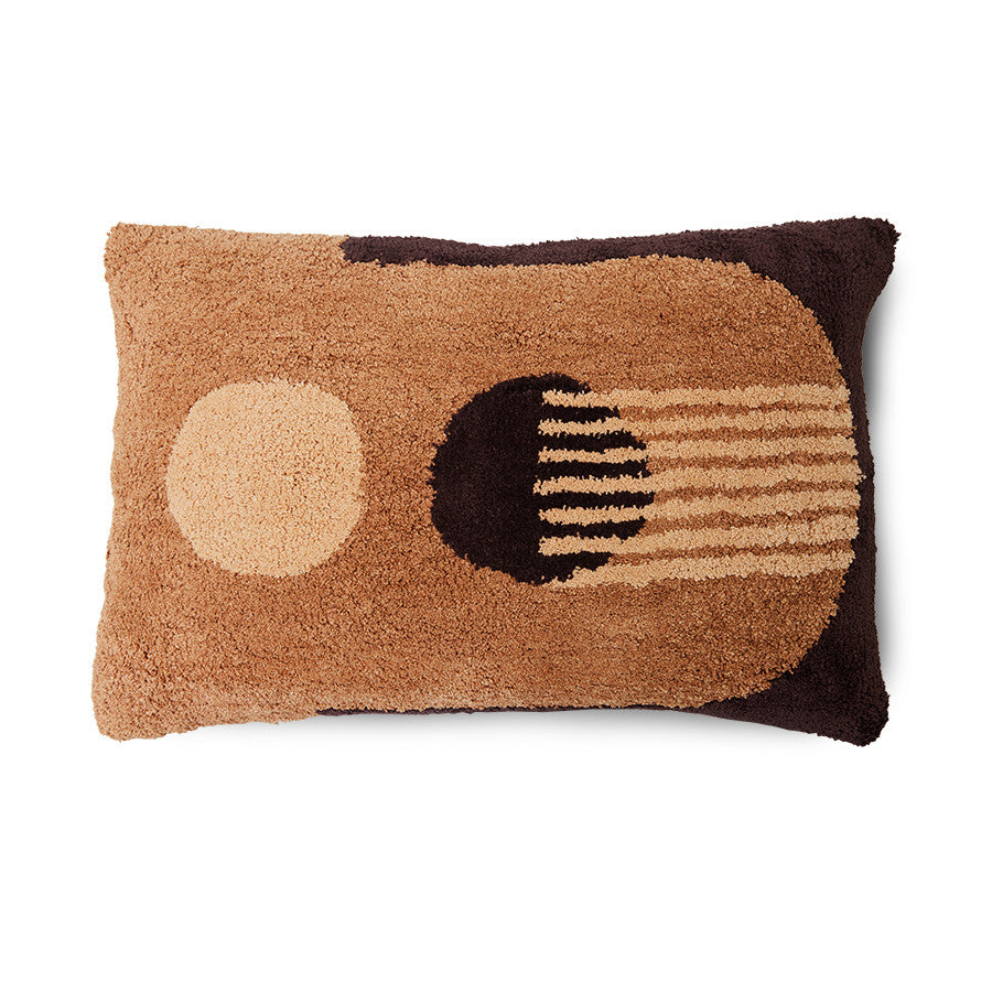 Tufted Graphic Cushion Bark - LEEF mode en accessoires