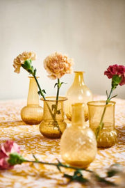 Vase In Recycled Glass Gold  Green van De Weldaad te koop bij LEEF mode en accessoires Meppel