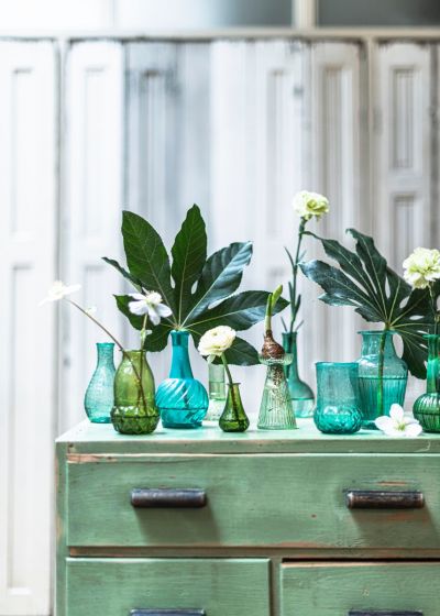 Vase Recycled Green Green van De Weldaad te koop bij LEEF mode en accessoires Meppel