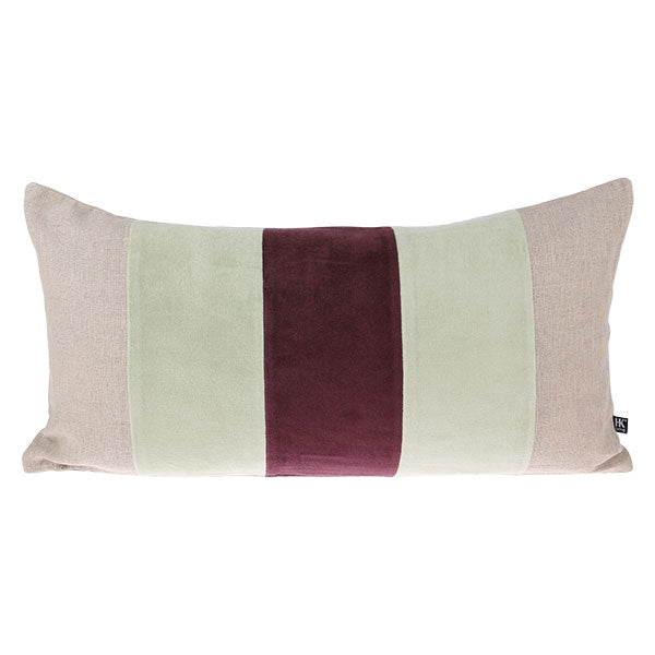 Velvet cushion mint/cerise van HKliving te koop bij LEEF mode en accessoires Meppel