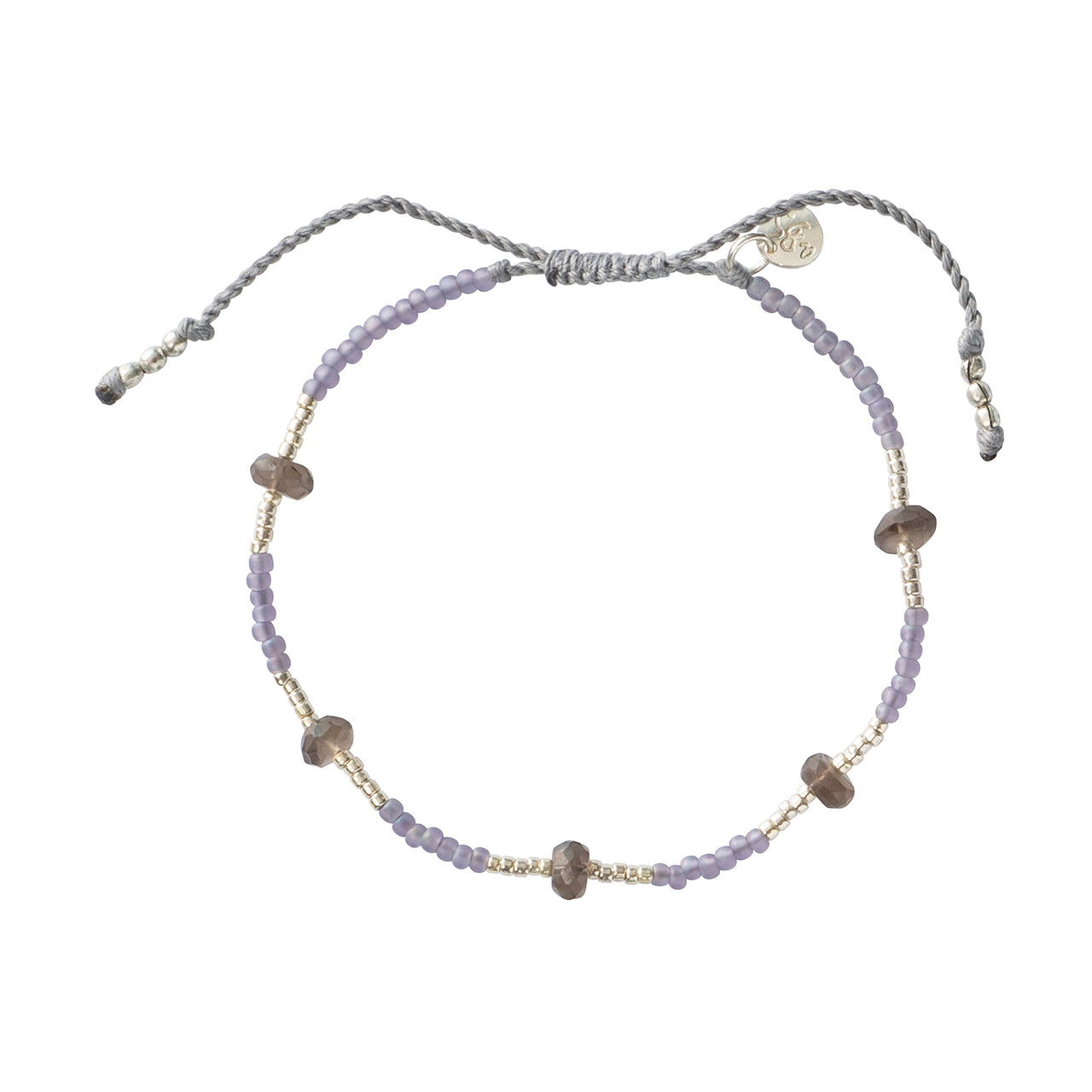 Warrior Smokey Quartz Silver Bracelet Smokey quartz - LEEF mode en accessoires