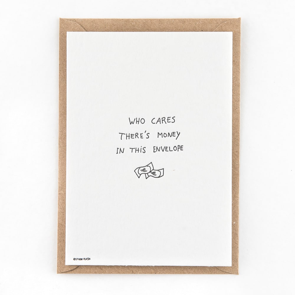 Who cares Thers's Money in this Envelope van Mr & Ms Flash te koop bij LEEF mode en accessoires Meppel