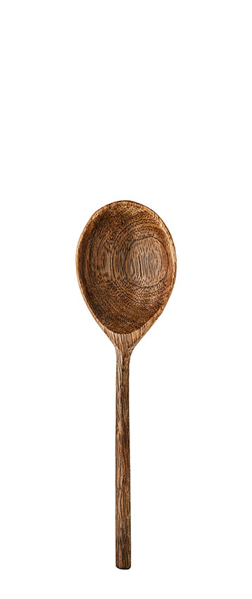 Wooden spoon Burned Mango van Madam Stoltz te koop bij LEEF mode en accessoires Meppel