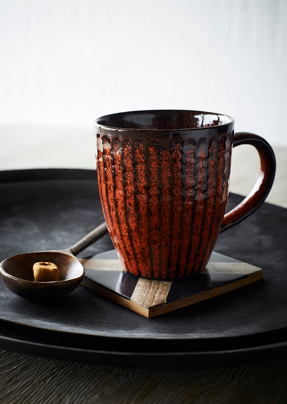 Wooden spoon Burned Mango van Madam Stoltz te koop bij LEEF mode en accessoires Meppel