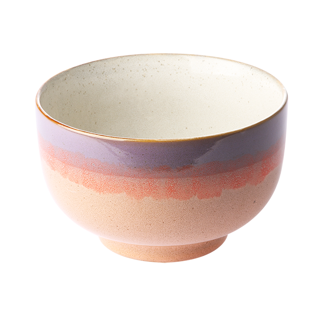 ceramic 70's Noodle  bowl Sunset van HKliving te koop bij LEEF mode en accessoires Meppel