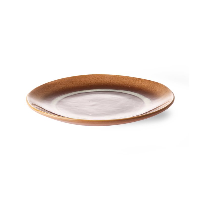 ceramic 70's dessert plate  Stream van HKliving te koop bij LEEF mode en accessoires Meppel