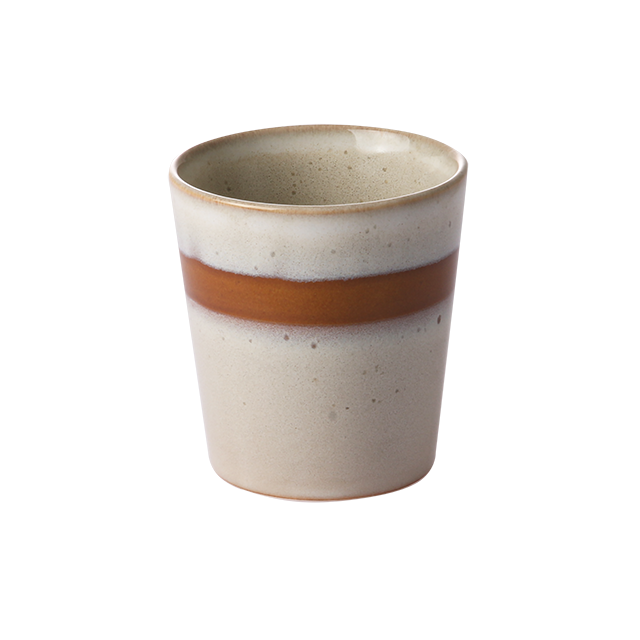 ceramic 70s mug Snow van HKliving te koop bij LEEF mode en accessoires Meppel
