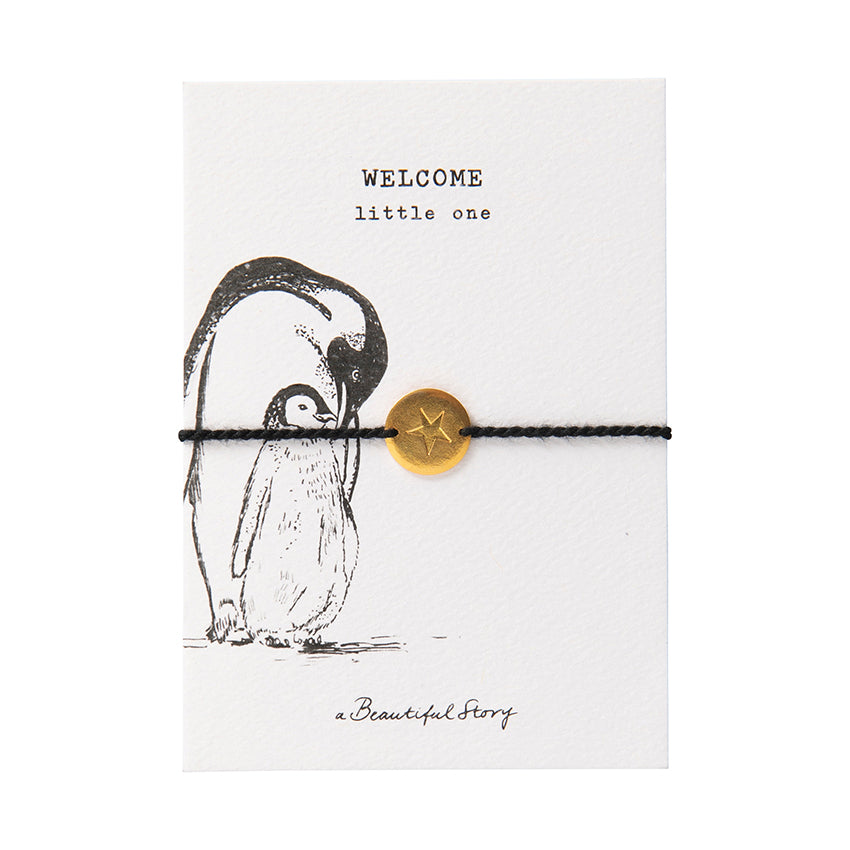 jewelry postcard bw pinguin - LEEF mode en accessoires