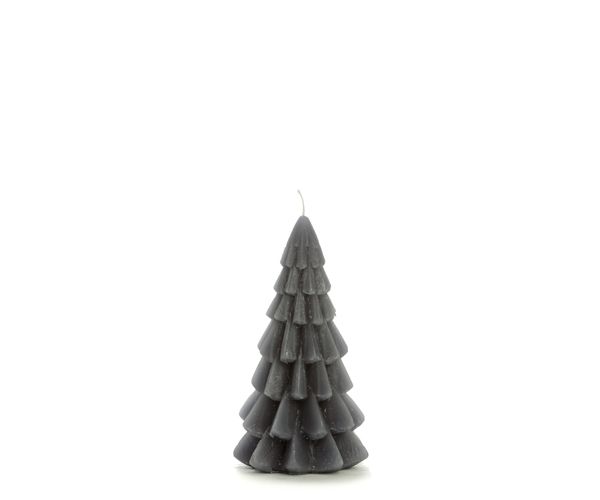 kerstboom 6.3x12cm  donkergrijs van Rustik Lys te koop bij LEEF mode en accessoires Meppel