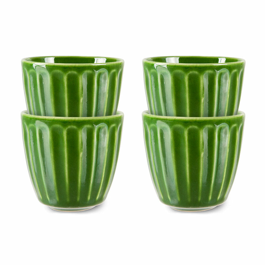 the emeralds ceramic mug ribbed - LEEF mode en accessoires