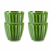 the emeralds ceramic mug ribbed - LEEF mode en accessoires